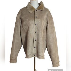 NWT NDX Netherlands Faux Suede and Fur Jacket